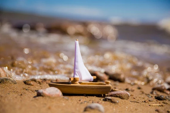 Wooden Sailboat  Wood toy Boat  Wooden Ship  Wooden Boat | Etsy | Etsy (US)
