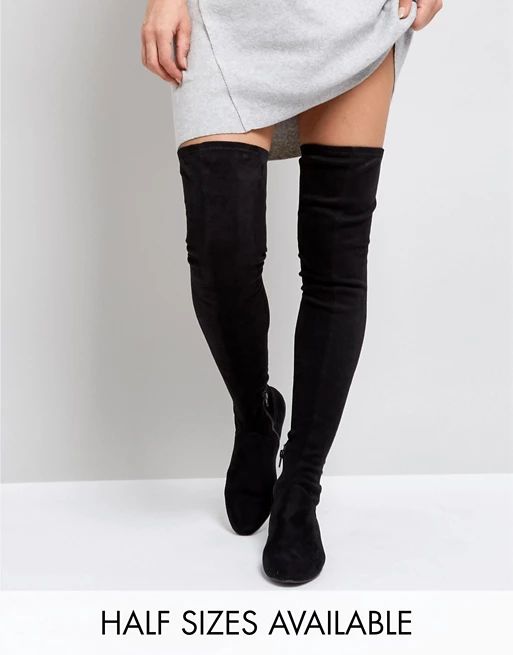 ASOS KASBA Flat Over The Knee Boots | ASOS US