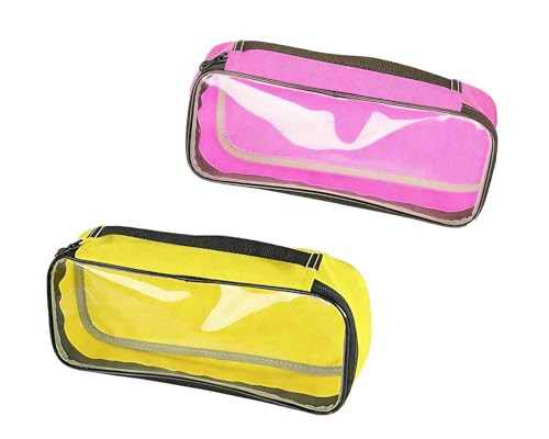 Travel Bag for Lifevac Home Kit Travel Kit First Aid Kit Accessory Pouches - Zippered Bag/Transparent Window - Set of 2 (Yellow, Pink) | Amazon (US)