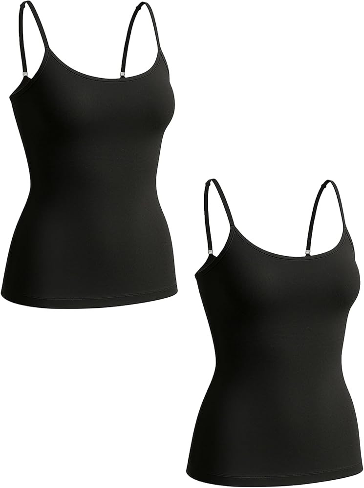 SHAPERMINT Womens Tops - Scoop Neck Cami Body Shaper for Women, Shapewear Tummy Control, Camisole... | Amazon (US)
