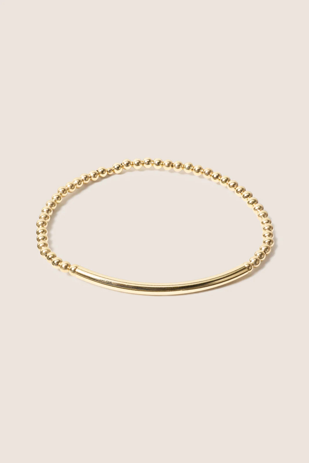 Bliss Bar Smooth Gold 3mm Bracelet | Evereve