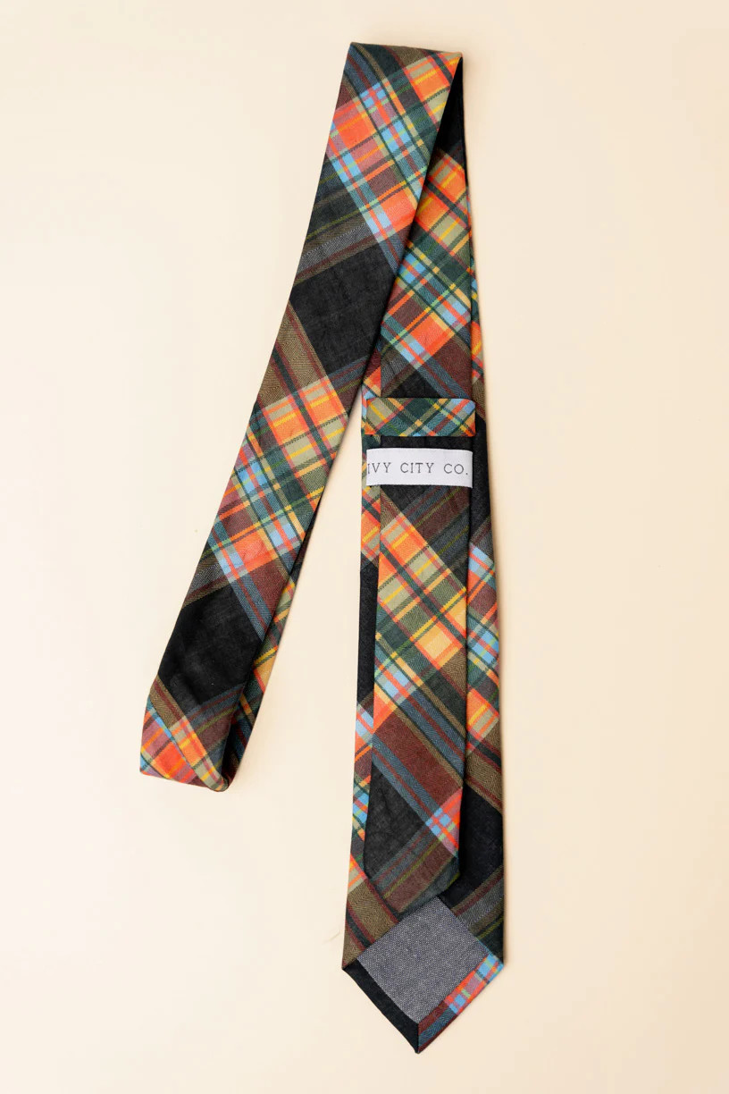 Gracie Men's Tie in Plaid | Ivy City Co