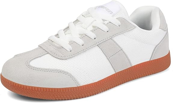 UBFEN Womens Fashion Sneakers Classic Retro Trainers Skate Shoes Casual Comfort Walking Footwear | Amazon (US)