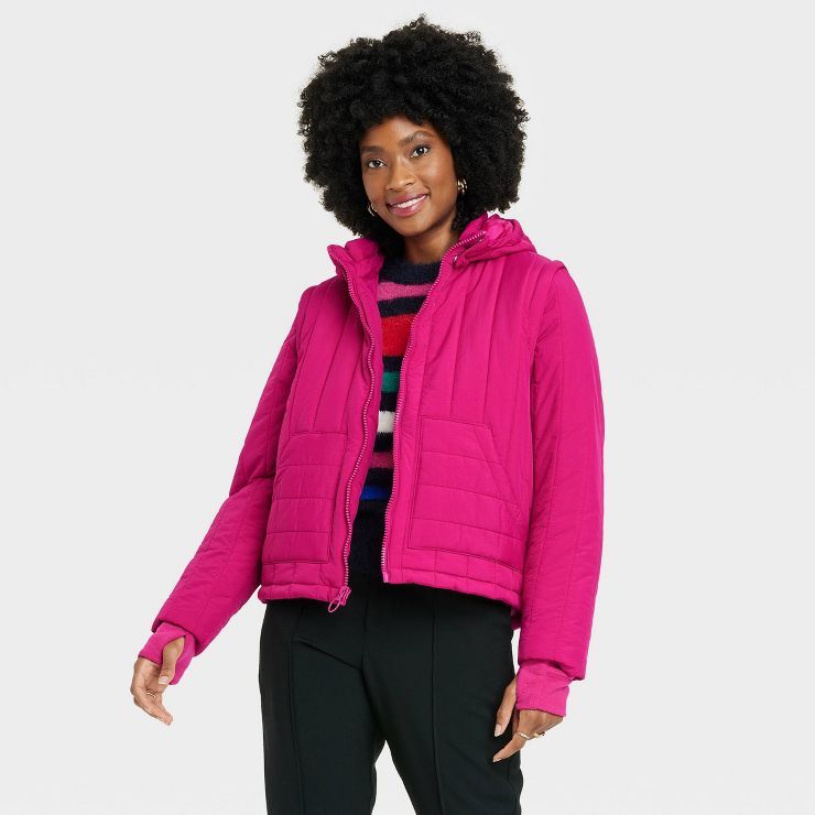 Women's Adaptive Puffer Jacket - A New Day™ | Target