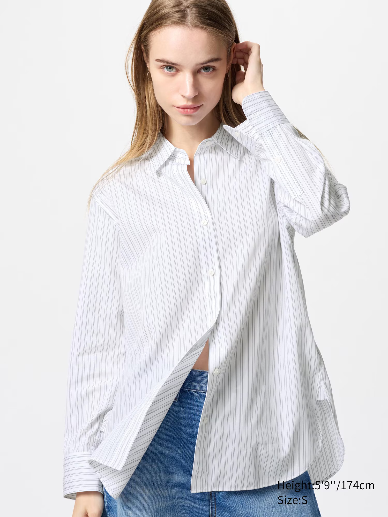 Camicia Cotone a Righe | Uniqlo IT
