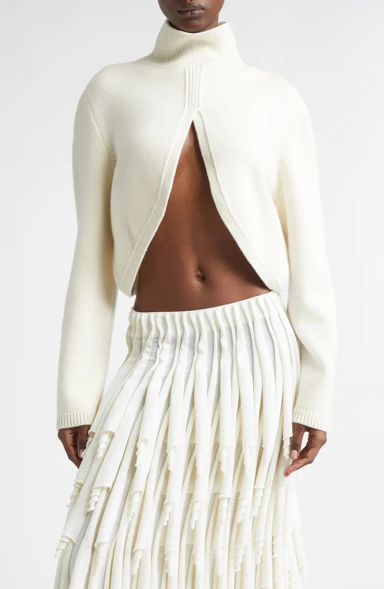 Alaïa Cutout Cashmere Blend Sweater | Nordstrom | Nordstrom