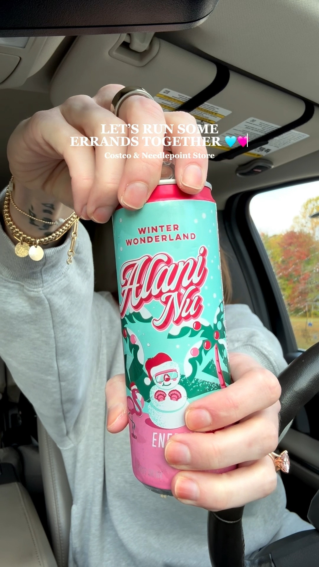 Run some errands with me! 

Wearing a large in the sweatshirt, small tall in the pants. I sized down 1/2 in the shoes. Bag is the “oversized” option in dark carob. Glasses are prescription   

#LTKActive #LTKSeasonal #LTKStyleTip