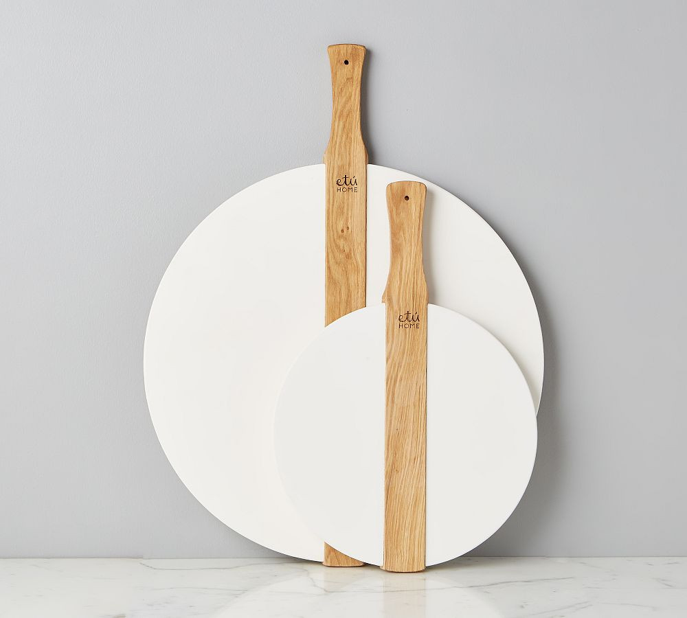 Reclaimed Italian Wood Round Cheese Board | Pottery Barn (US)