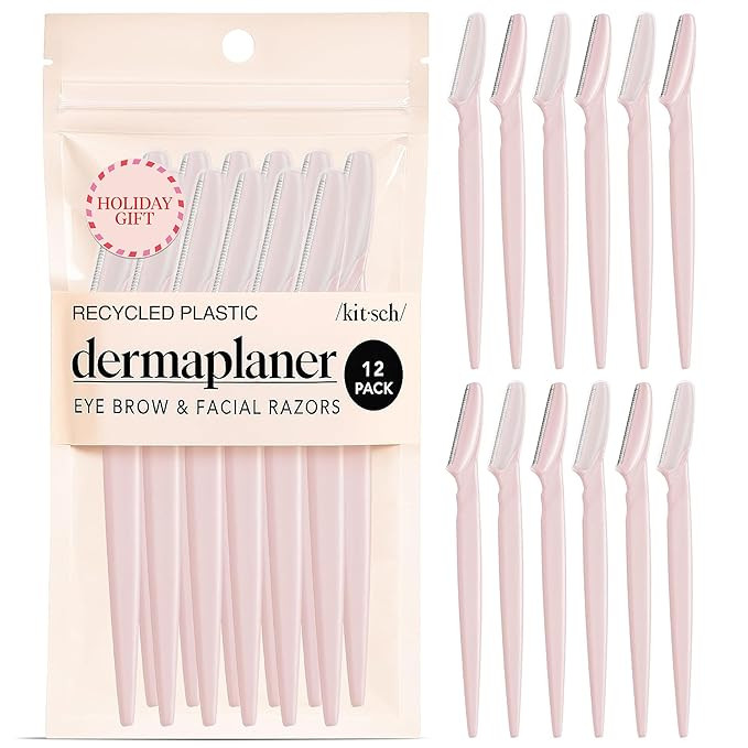 Kitsch Dermaplane Razor for Women Face – Face Razors for Women & Men, Eyebrow Trimmer & Face Sh... | Amazon (US)