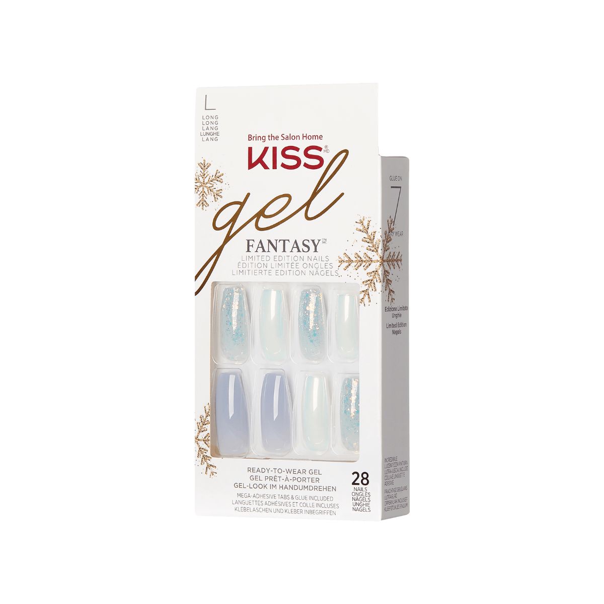 KISS Gel Fantasy Limited Edition Holiday Nails - Razzle Dazzle | KISS, imPRESS, JOAH