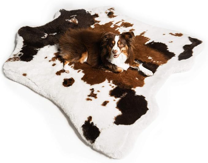 Treat A Dog Puprug Faux Cowhide Memory Foam Orthopedic Dog Bed, Premium Memory Foam Base with Ult... | Amazon (CA)