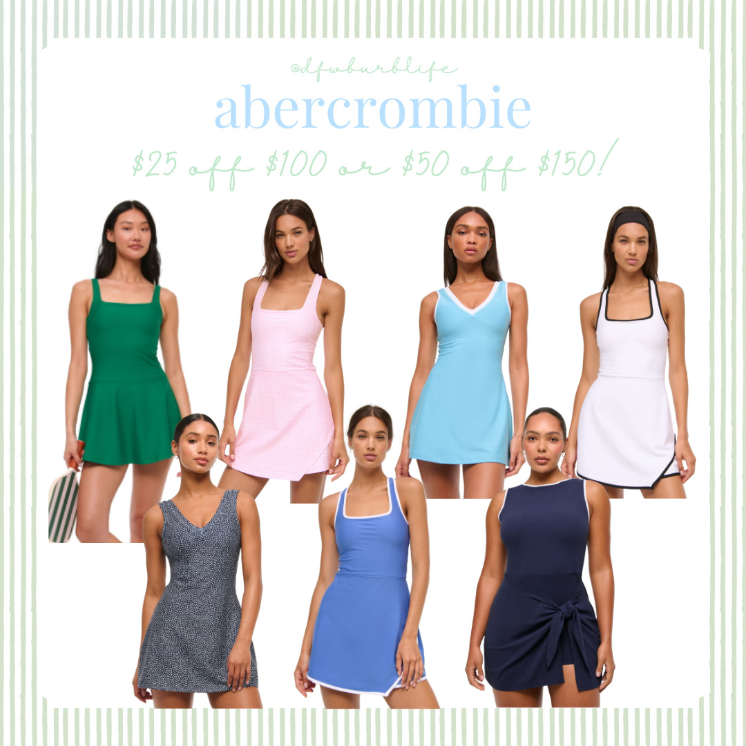 Abercrombie active dresses! 

 #LTKSaleAlert #LTKFindsUnder100 #LTKTravel