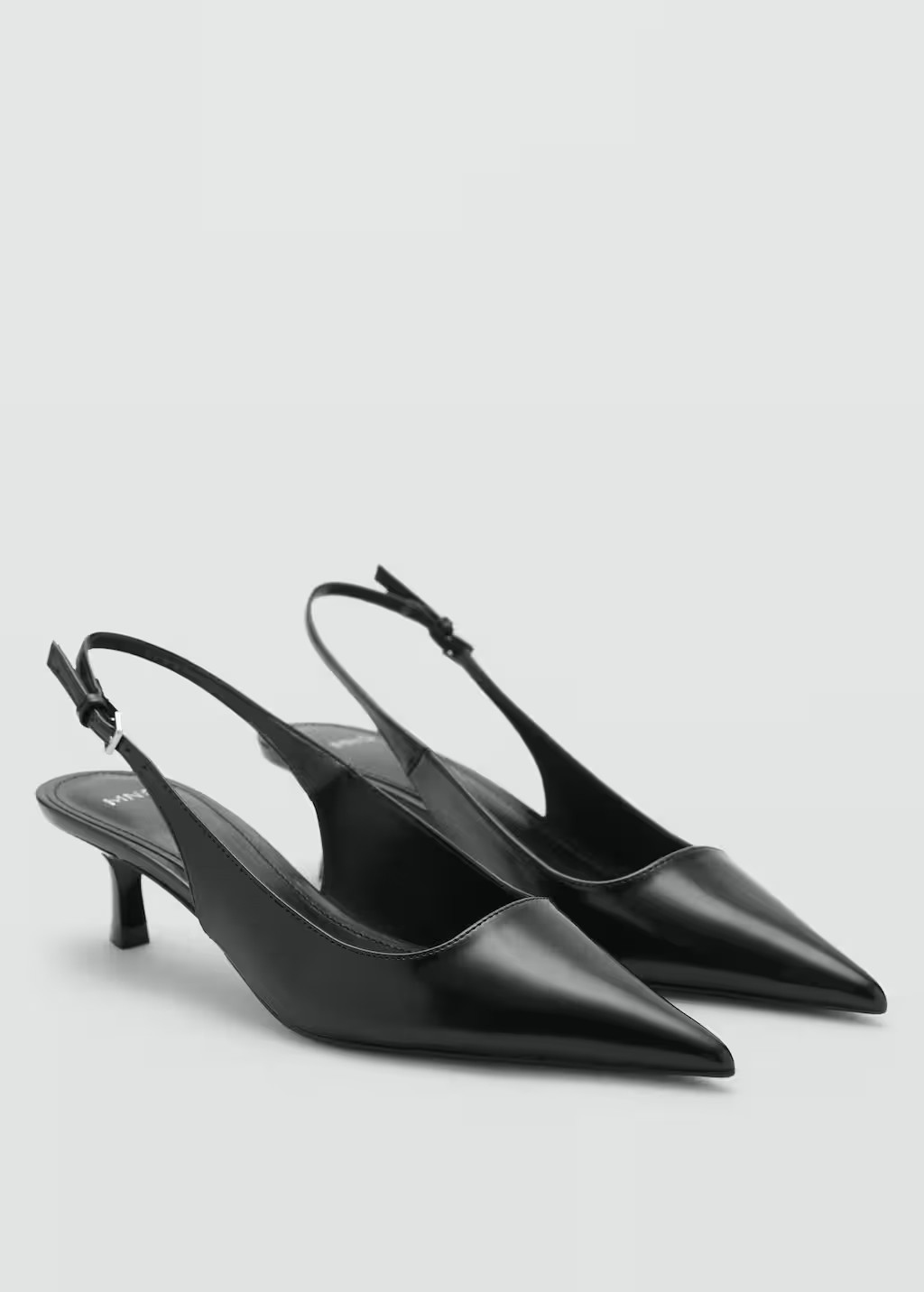 MANGO - Kitten-heeled shoes black - 6½ - Woman | Mango Canada