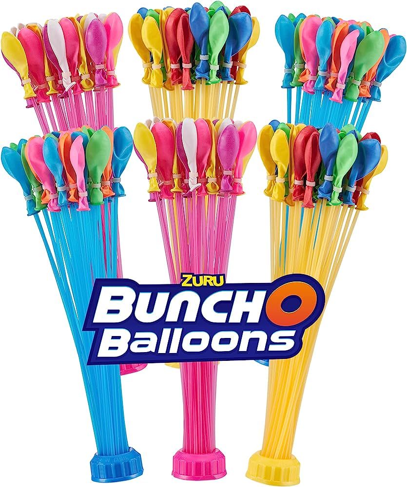 Bunch O Balloons Crazy Color by ZURU, 200+ Rapid-Filling Self-Sealing Water Balloons for Outdoor ... | Amazon (US)