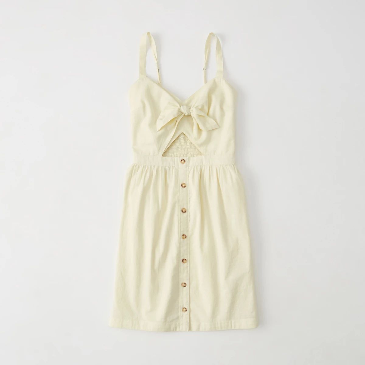 Knot-Front Dress | Abercrombie & Fitch US & UK