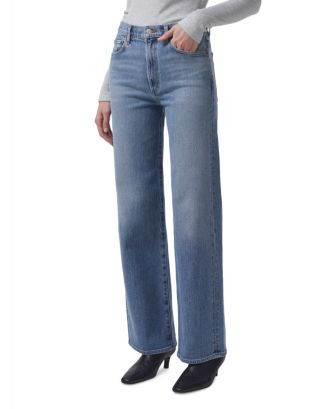 Harper Mid Rise Wide Leg Jeans in Flash | Bloomingdale's (US)