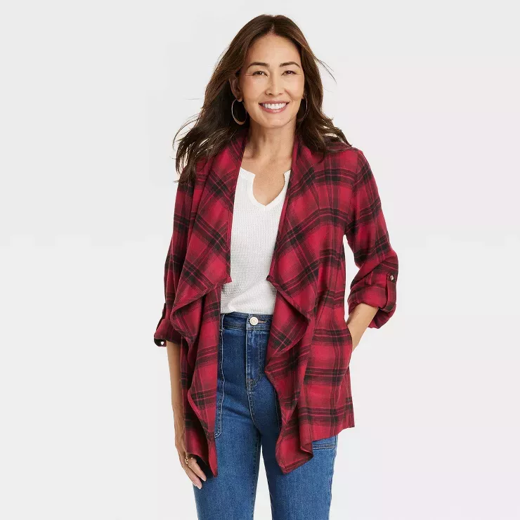 Women s Plaid Flannel Jacket curated on LTK