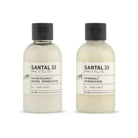 Le Labo Santal 33 Shampoo & Conditioner 3oz each (Clear Bottle) set of 2 bottles, 6oz Total | Walmart (US)