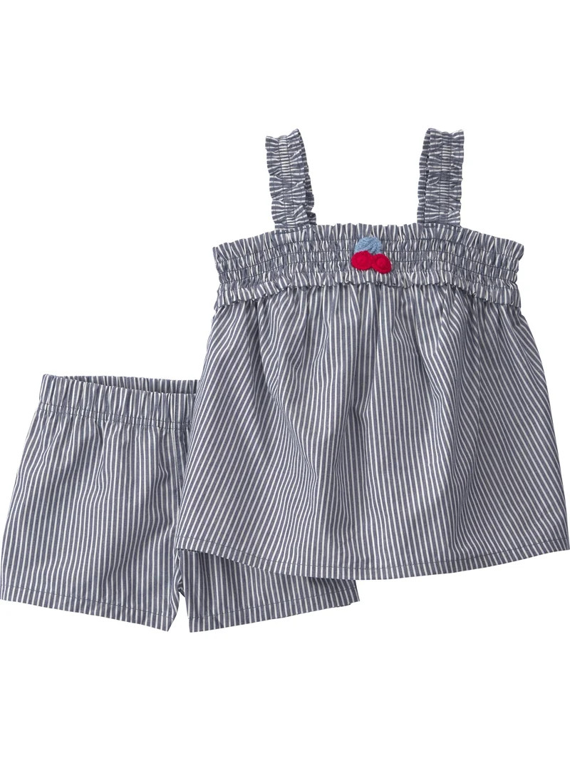 Carter's Child of Mine Baby and Toddler Girl Patriotic Outfit Set, 2-Piece, Sizes 12M-5T | Walmart (US)