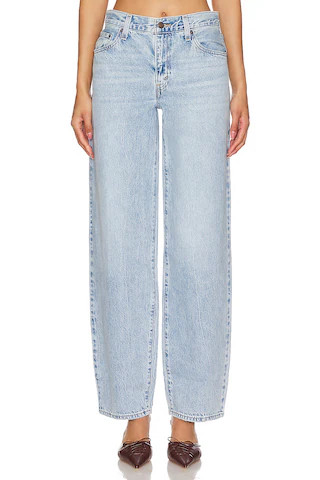 Baggy Dad Straight Jeans in Fan Flare | Revolve Clothing (Global)