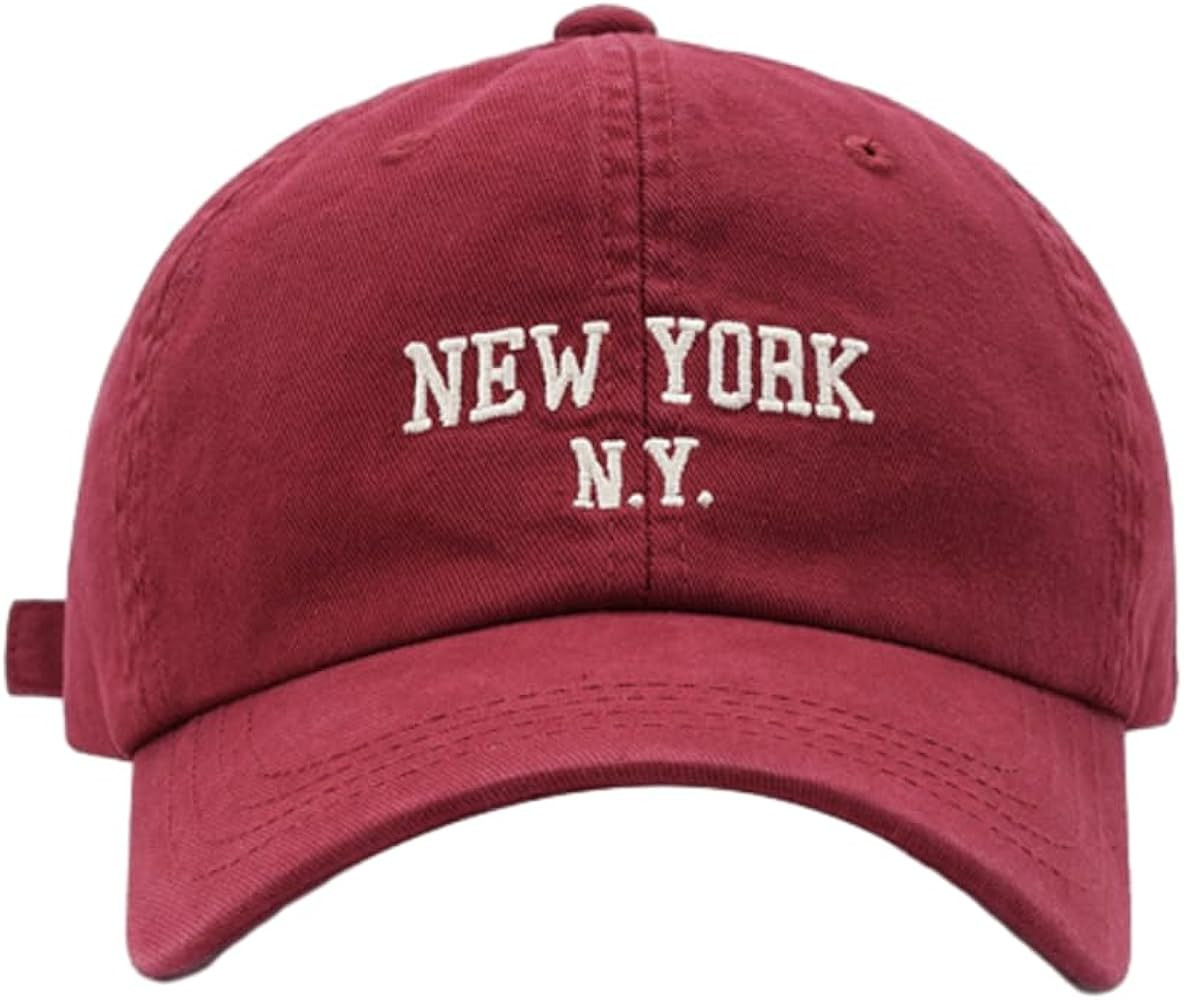 Top Baseball Caps for Women-Men Outdoor Baseball Hats New York Golf Sports Hat Curved-Brim UV Pro... | Amazon (US)