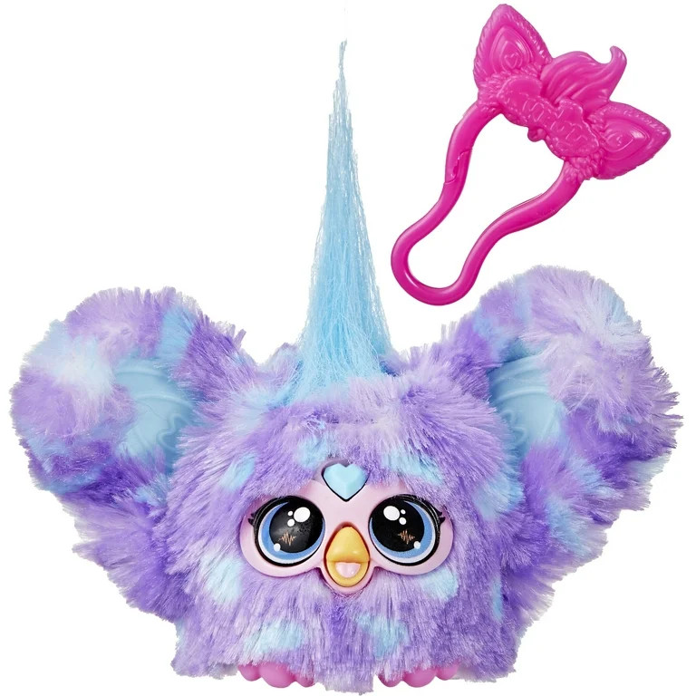 Furby Furblets Groo-Vee Mini Electronic Plush Toy for Girls & Boys, School Backpack Charms, 6+ - ... | Walmart (US)