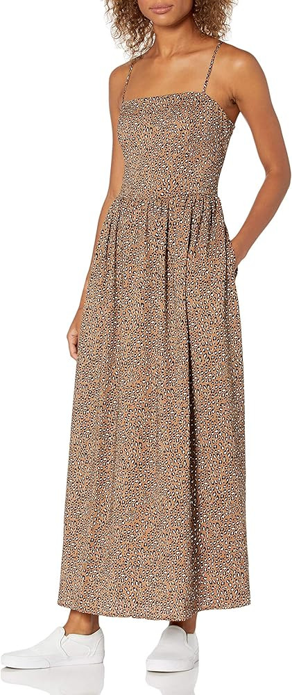 Amazon Brand - Goodthreads Women's Georgette Smock-Back Cami Maxi Dress | Amazon (US)