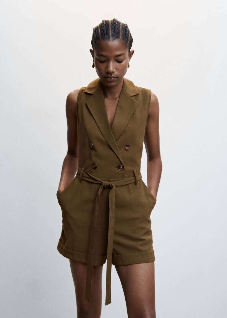 Abito a tuta incrociato fiocco -  Donna | Mango Italia | Mango IT