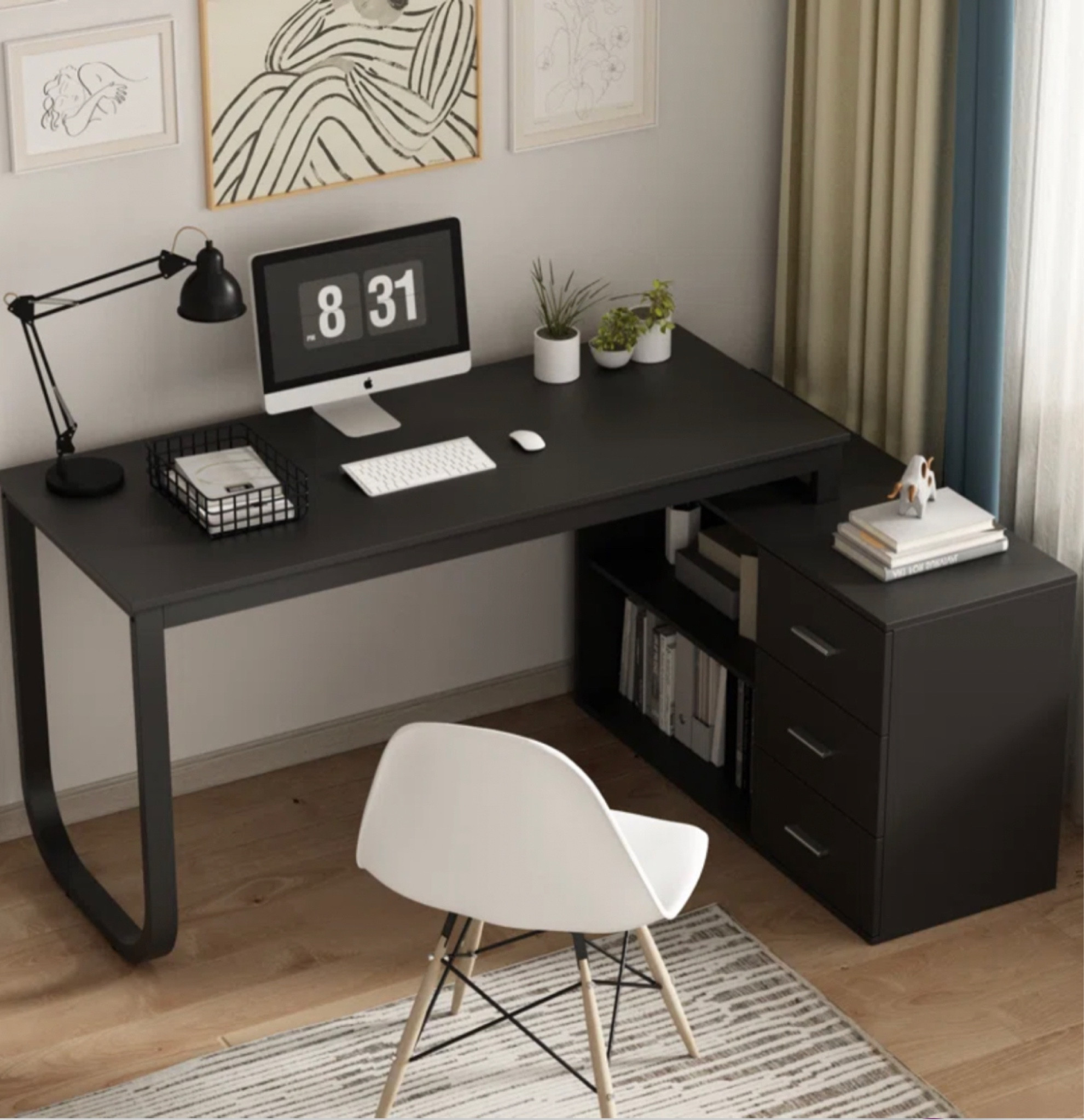 Jurria store glass desk