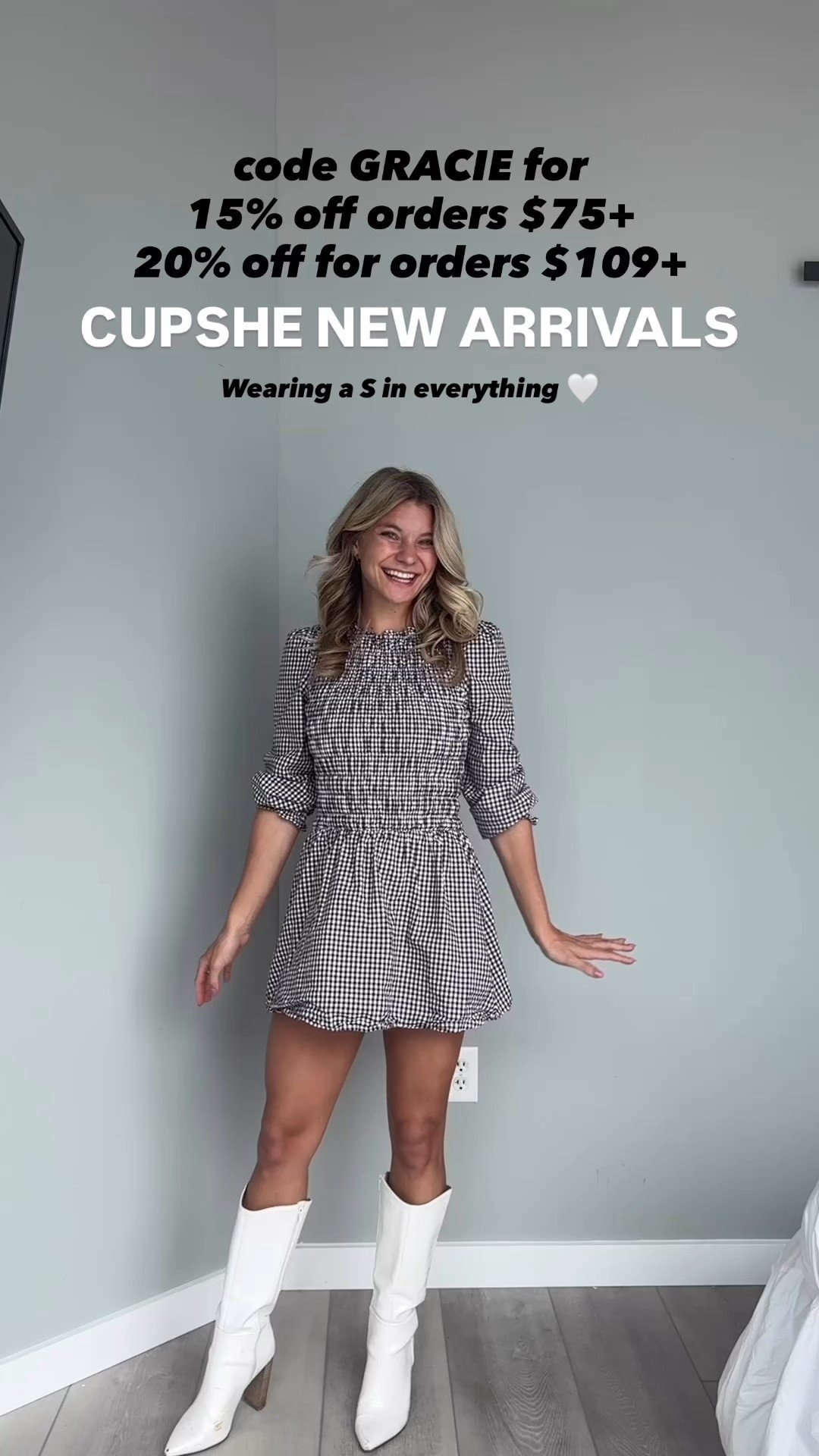 Loving all of Cupshe's new fall arrivals! code GRACIE for 15% off orders $75+ or 20% off for orders $109+ #CupshePartner #CozyinCupshe #CupsheSweaterSeason @cupshe 

#LTKFallSale #LTKSeasonal #LTKFindsUnder50