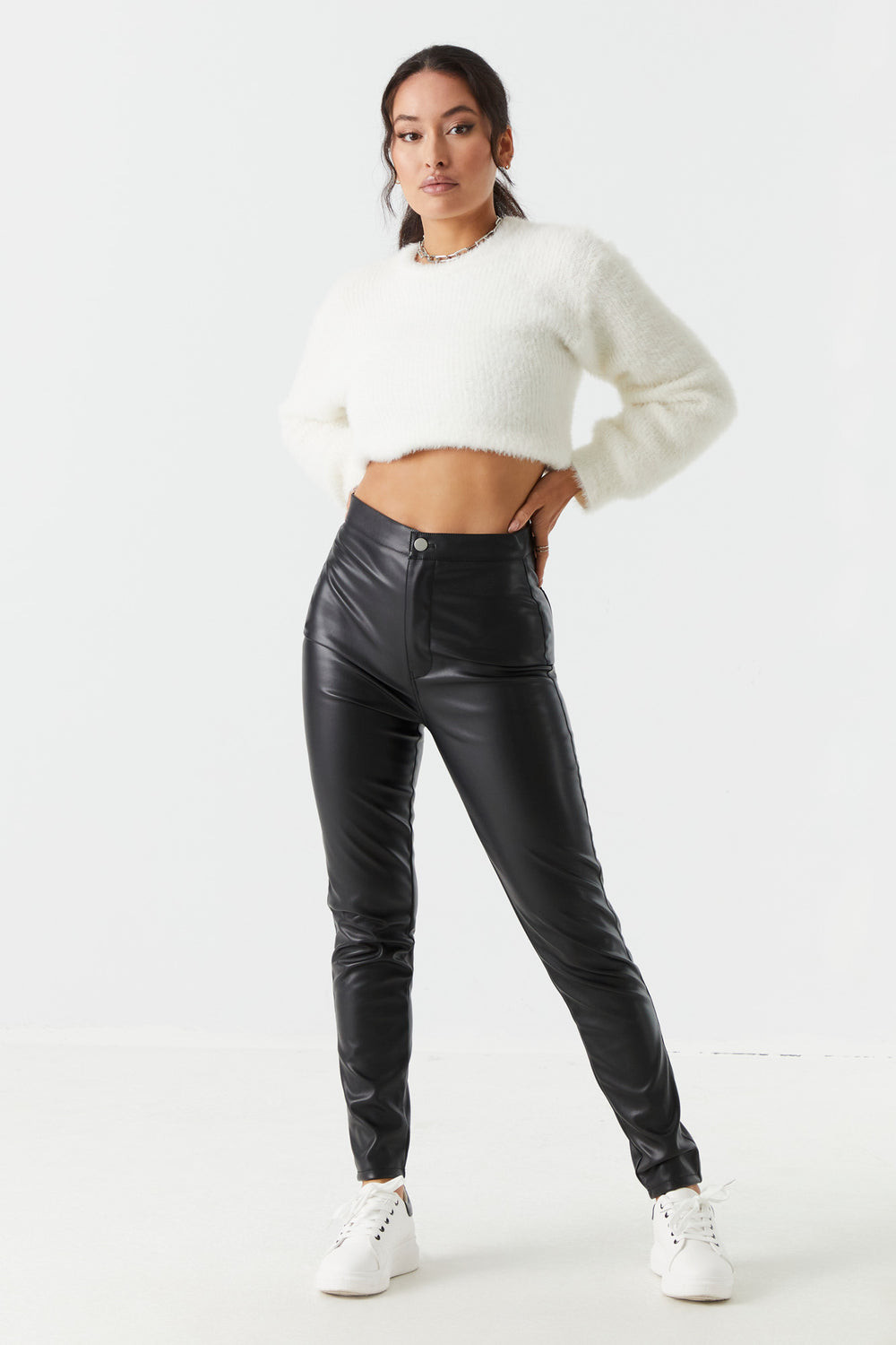 Faux-Leather Skinny Pant | Charlotte Russe