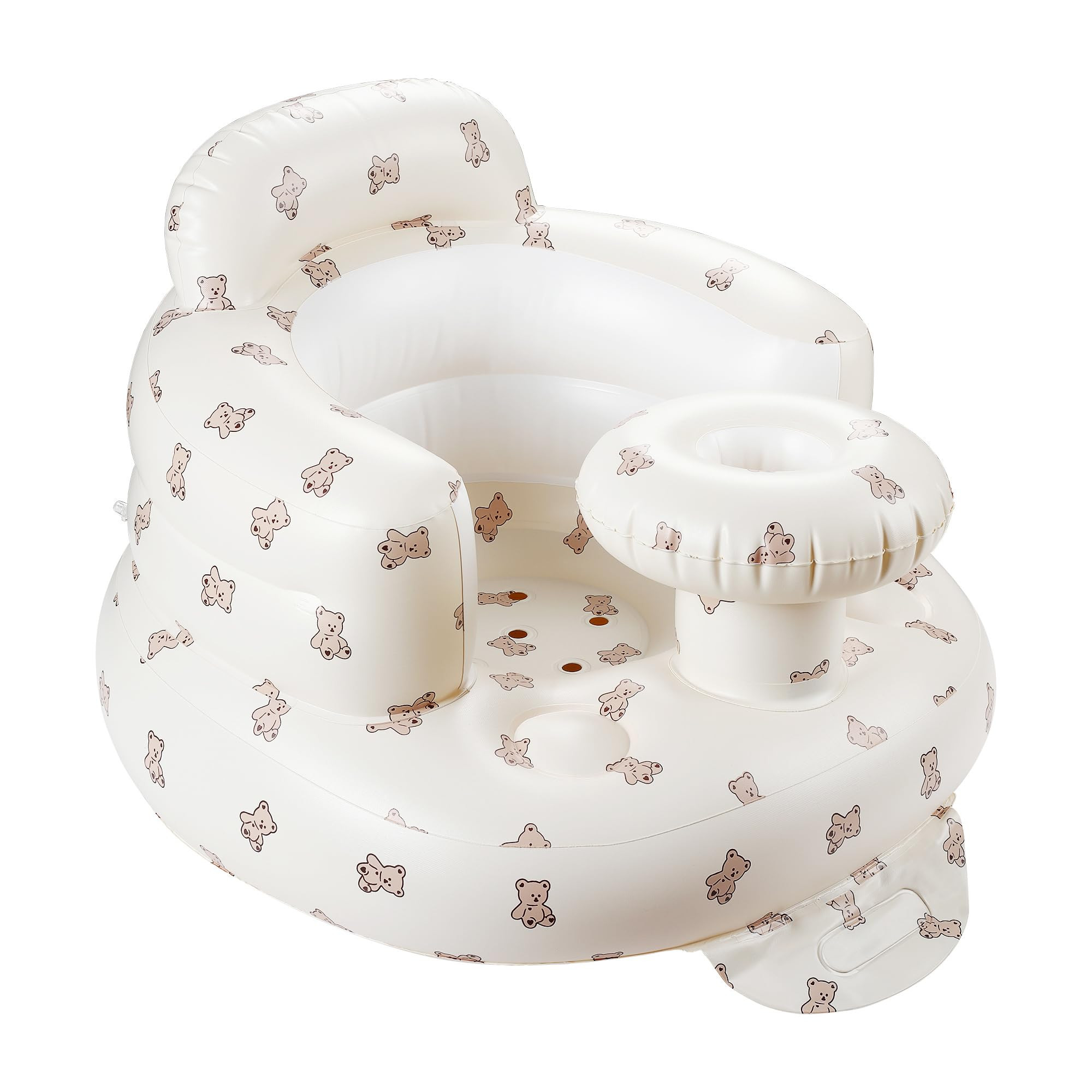QMVESS Inflatable Baby Seat with Tray, Fully Supportive Infant Floor Seat, Baby Chairs for Entert... | Amazon (US)