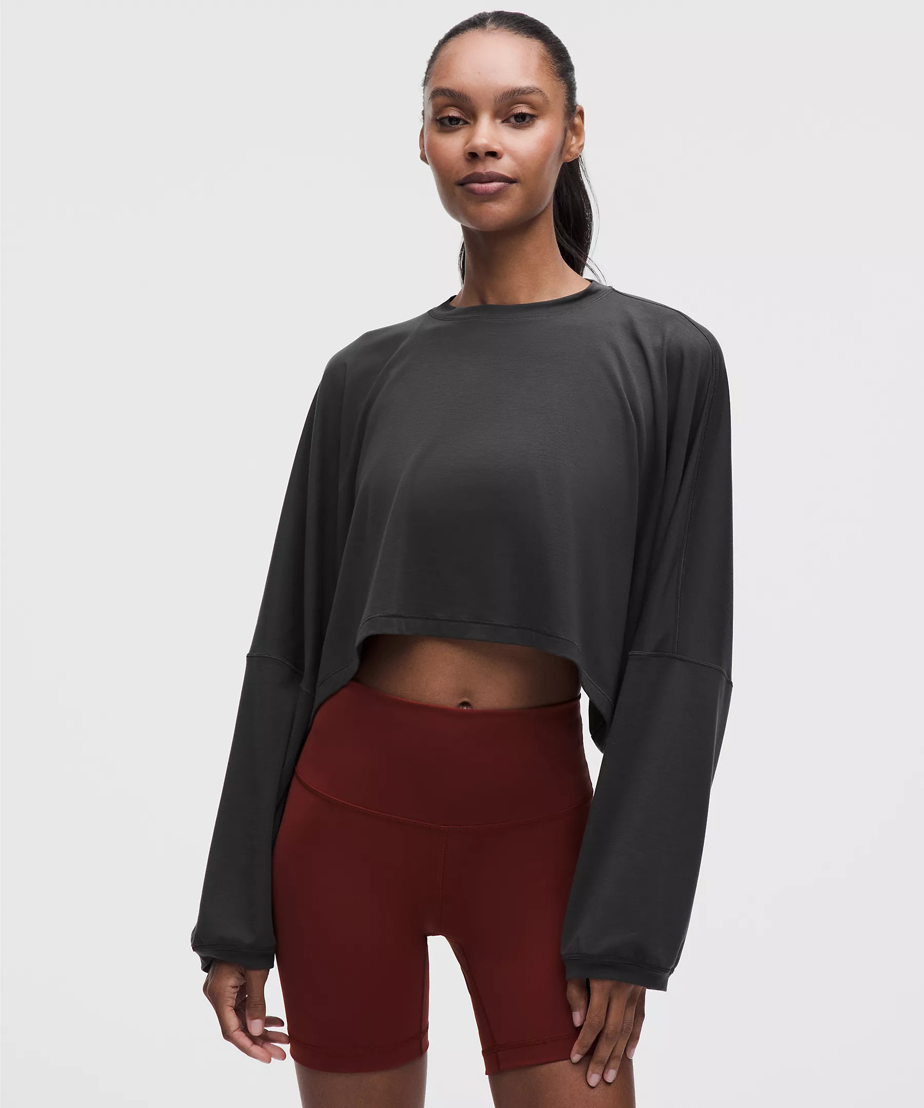 EasySet Relaxed-Fit Cropped Long-Sleeve Shirt | Lululemon (US)