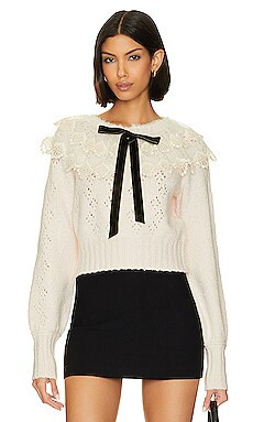 Free People Hold Me Closer Sweater in Pearl Combo from Revolve.com | Revolve Clothing (Global)
