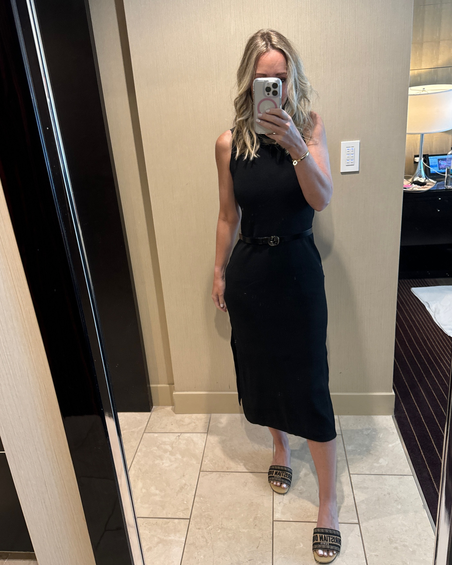 Working in Vegas day 1, I try to pack light, one piece outfit options  

#LTKOver40 #LTKTravel #LTKWorkwear