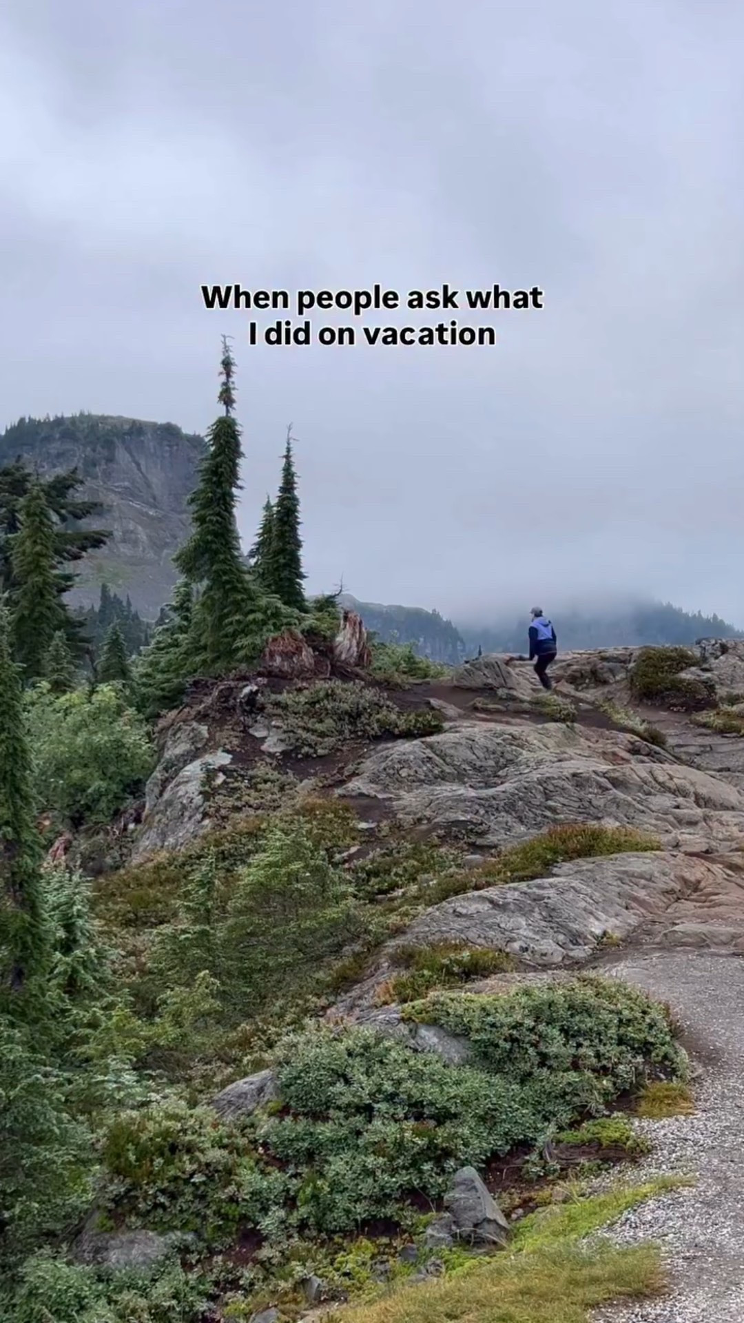 It’s funny how that lyric hits harder when you’ve actually done it 🤣 red-faced, sweaty, and completely in awe of what’s around you.

When people ask what we did on vacation, the answer’s usually something like: “Oh you know, woke up at 4 a.m., packed too many snacks, got lost once, climbed a mountain, and turned around.”

But that’s our kind of happy. The kind that comes from chasing views instead of crowds, and collecting memories instead of souvenirs.

#LTKActive #LTKTravel #LTKMidsize
