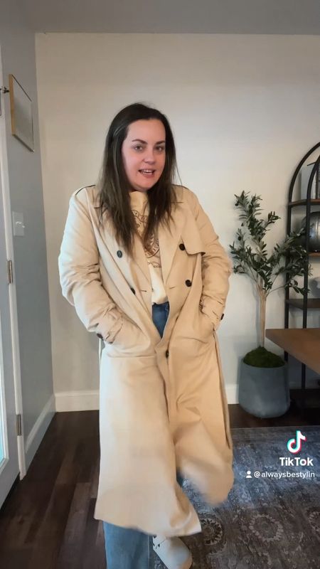 The perfect tench coat from amazon! Amazon fall capsule wardrobe piece. Fits tts 





Fall outfits for women what to wear in fall 
fall work outfits 
chic outfits for fall 

sweater outfit
 fall skirt 
how to style a skirt for fall

Fall outfits 
Fall dress 
Fall 
Fall fashion 2022

#LTKstyletip #LTKunder50 #LTKSeasonal