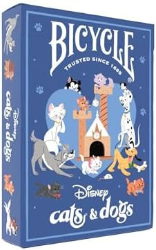Bicycle Disney Cats and Dogs Inspired Playing Cards, Featuring Lady and The Tramp, Chesire Cat, 1... | Amazon (US)