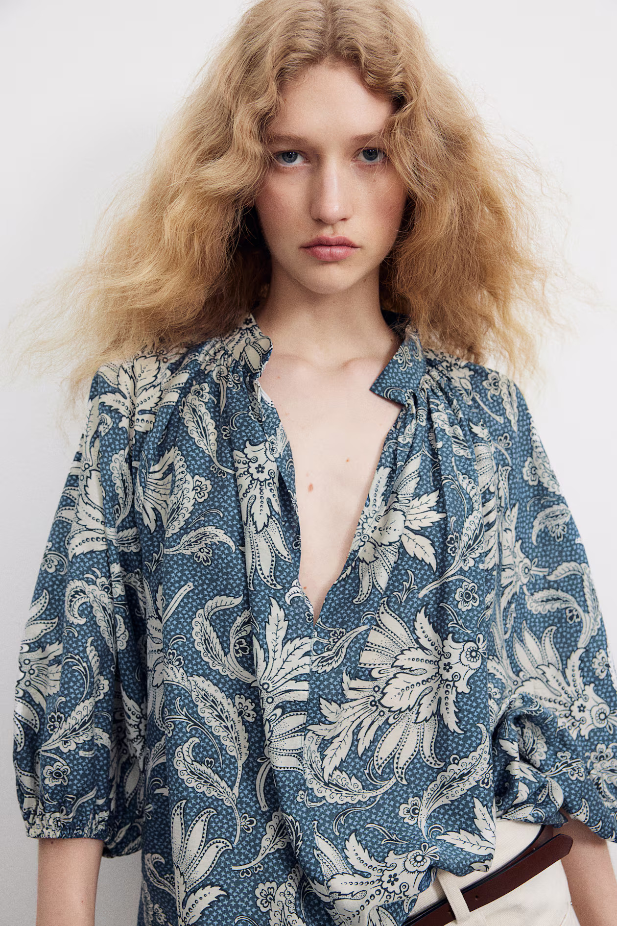 Balloon-sleeved Blouse | H&M (US + CA)