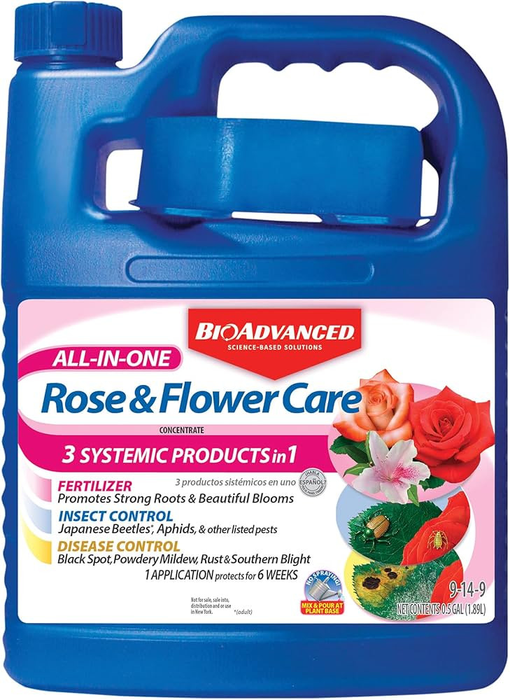 BioAdvanced All-In-One Rose and Flower Care, Concentrate, 64 oz | Amazon (US)