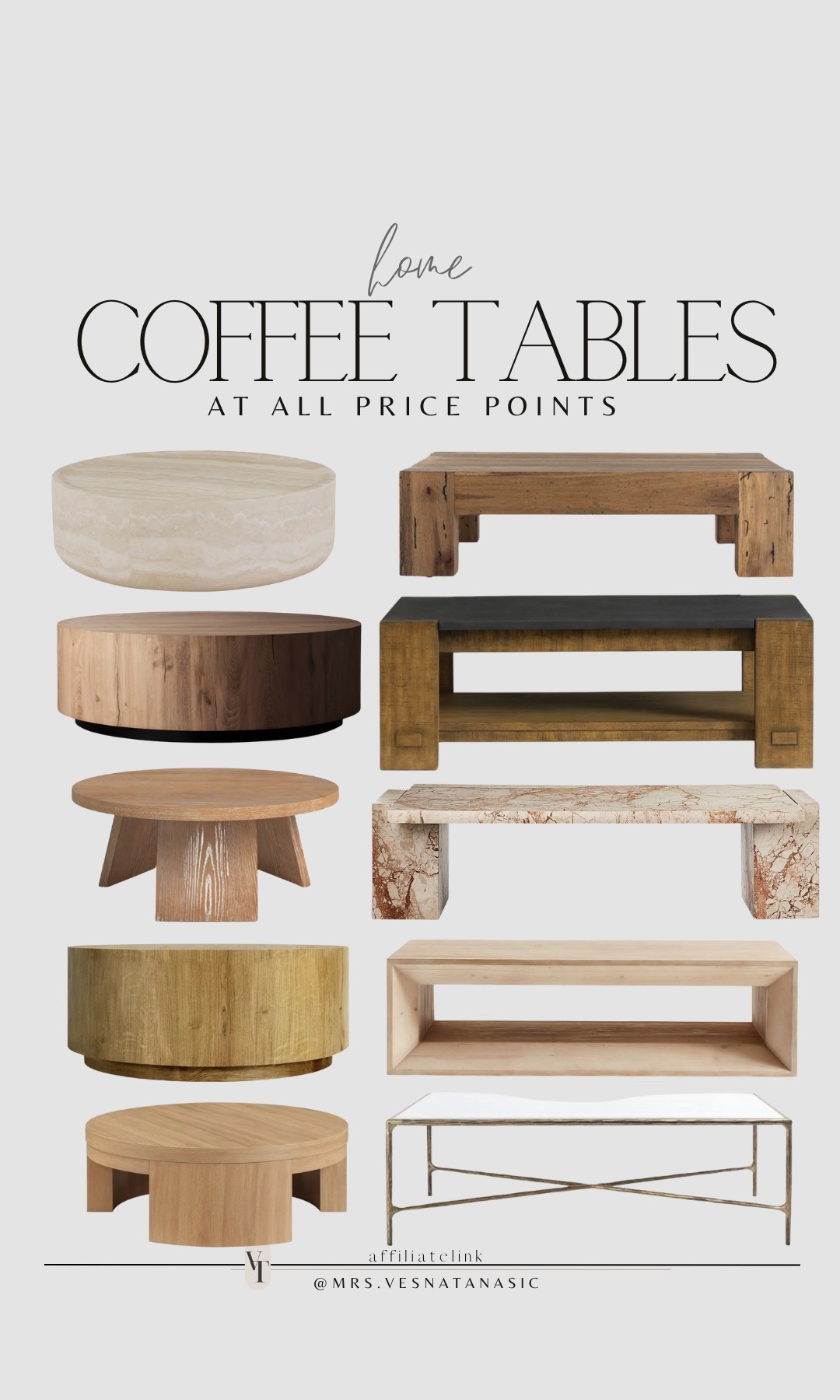 Coffee tables at all price points, splurge and budget friendly! 

#LTKSeasonal #LTKSaleAlert #LTKHome