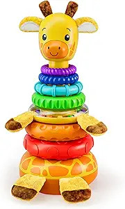 Move2Play, Stacking Toy, Includes 7 Unique Rings, Montessori Development, Baby Toy, Gift for 1 Ye... | Amazon (US)