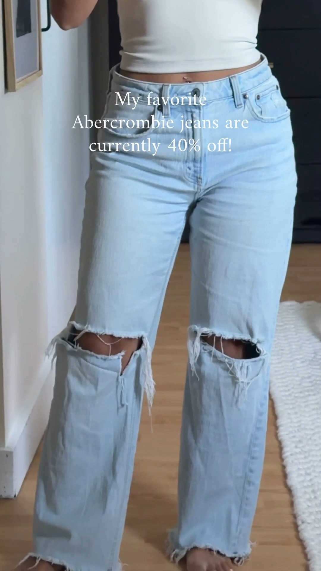 My favorite Abercrombie jeans are on sale for 40% off!!! I LOVE these jeans because they’re perfect for the spring and summer and so easy to dress down or up! Wearing a size 26 in the curve love collection @abercrombie

#LTKgrwm #LTKootd #LTKSaleAlert