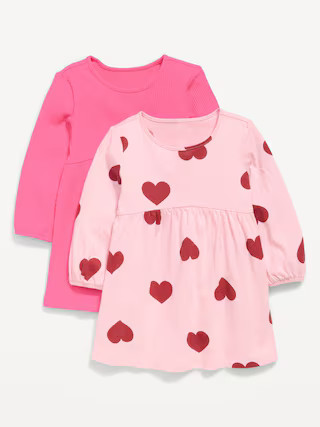 Long-Sleeve Fit and Flare Dress 2-Pack for Toddler Girls | Old Navy (US)