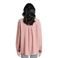 Time and Tru Women's Waffle Shacket | Walmart (US)