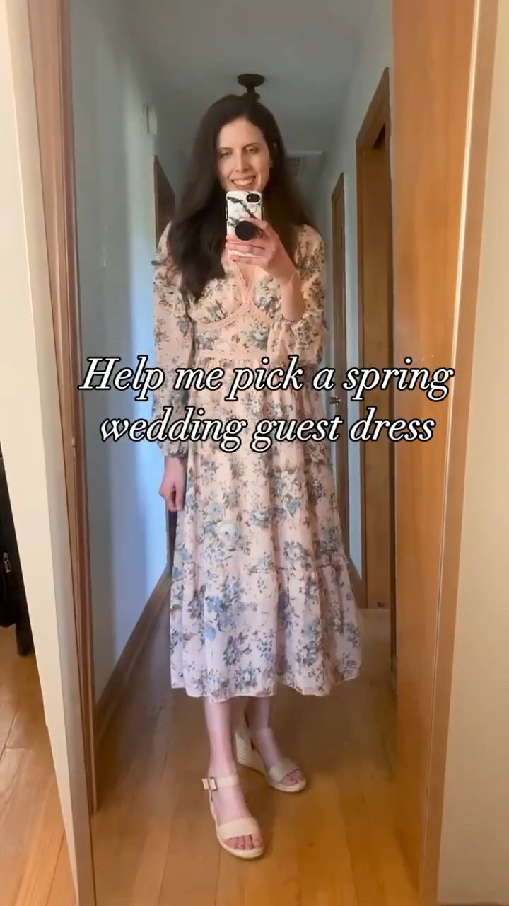 Deciding between these three floral dresses for an afternoon spring outdoor wedding. 🌸 

Easter dress
Floral dress
Spring dress 
Family photos
Wedding guest dress
Spring family photos 
Dress era
Long sleeve dress
Statement dress
Pretty dress 
Midi dress 
Maxi dress 



#LTKfindsunder50 #LTKfindsunder100

#LTKSeasonal