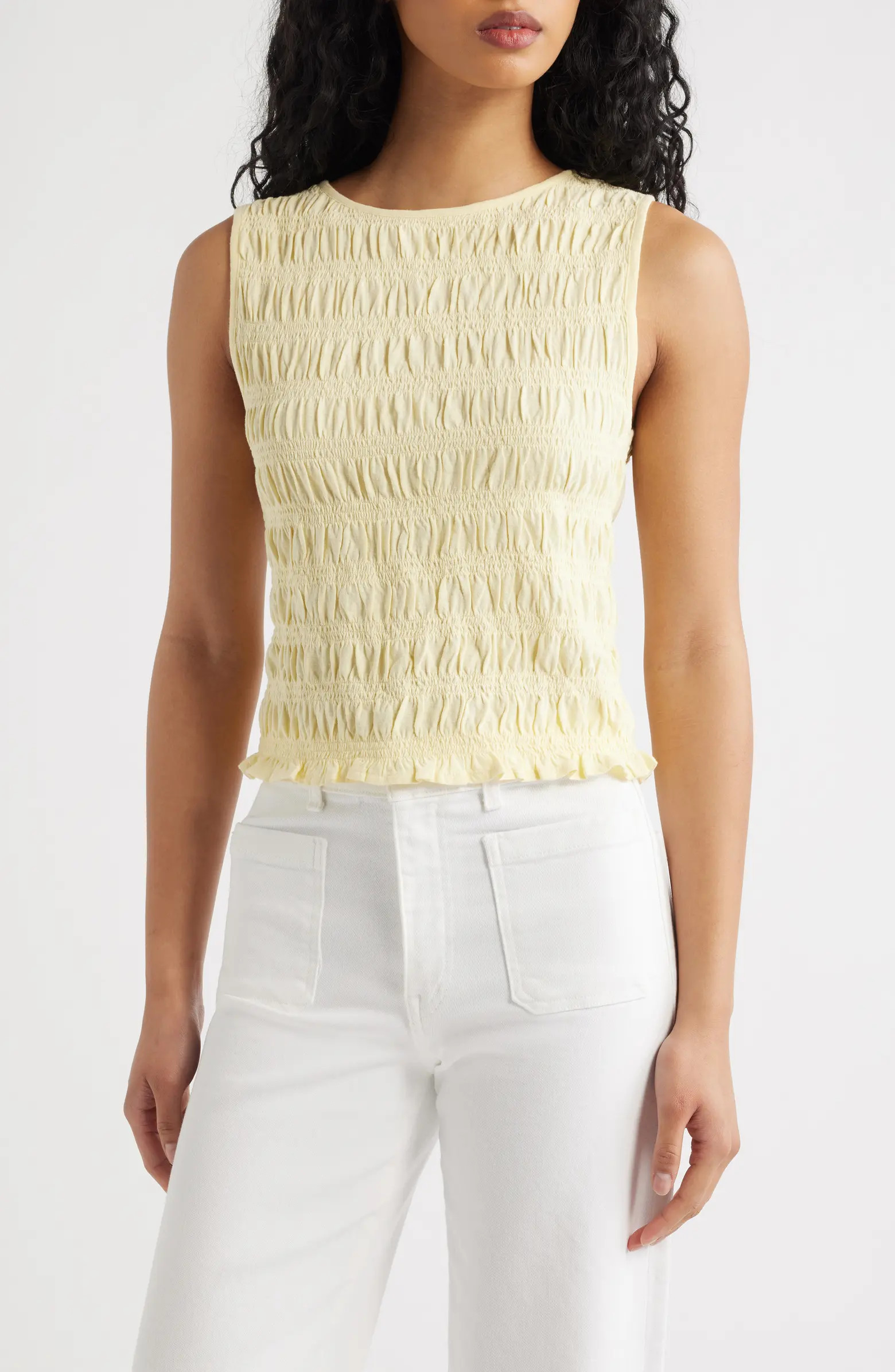 Smocked Tank Top | Nordstrom