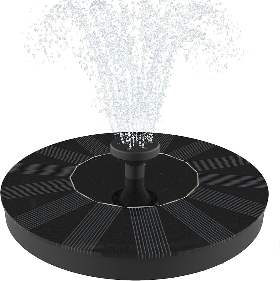 Solar Fountain, Solatec Solar Powered Bird Bath Fountain Pump 1.3W Solar Panel Kit Water Pump,Out... | Amazon (US)