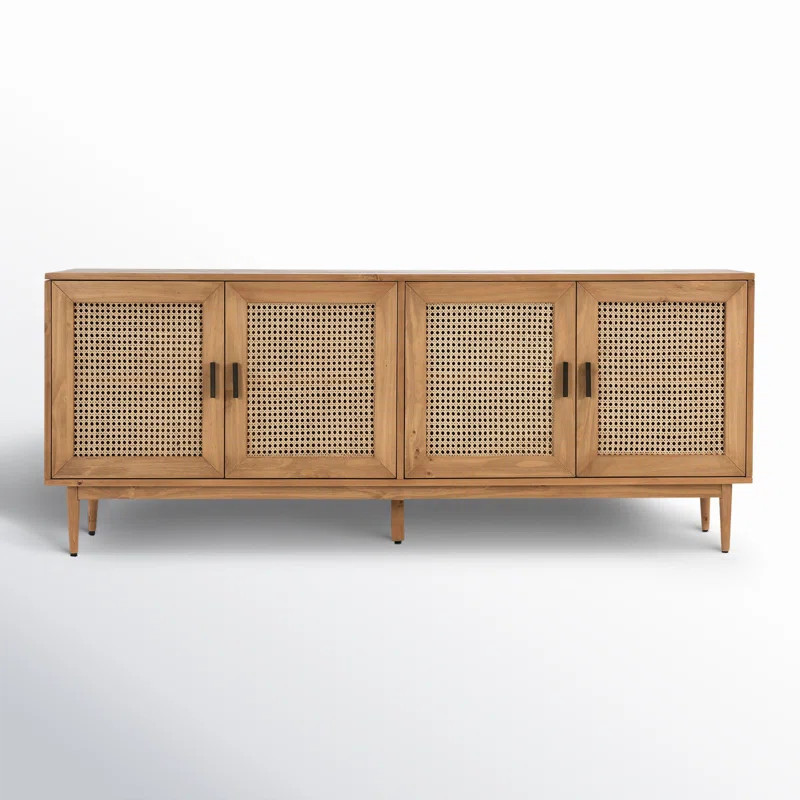 Genie Solid Wood 4 - Door Sideboard | Wayfair North America
