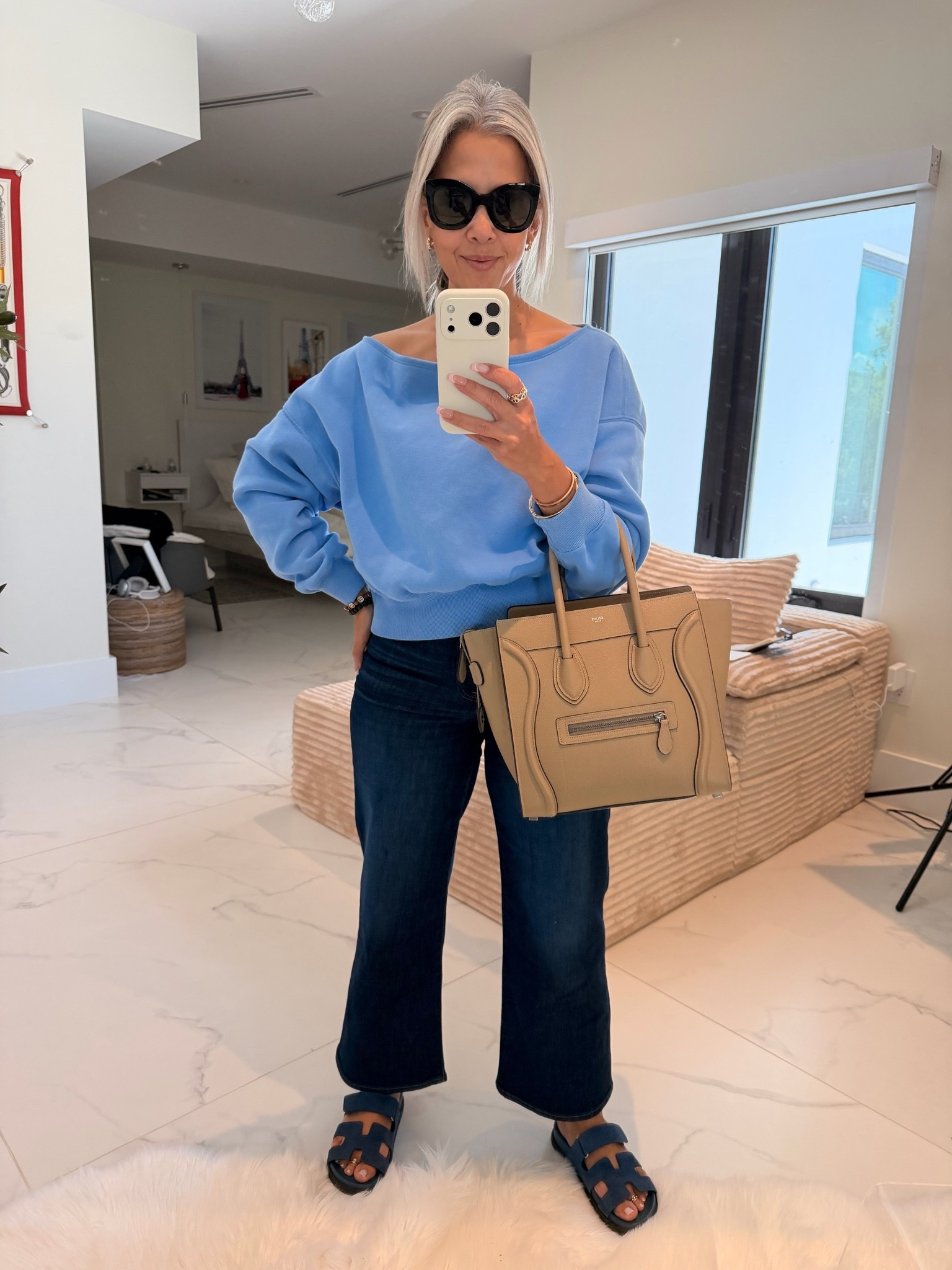 Running errands in Blue 💙 Denim are perfection and this sweatshirt is super soft and on SALE NOW.

#LTKootd #LTKgrwm